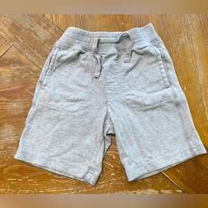 Gray Cotton Shorts 4T